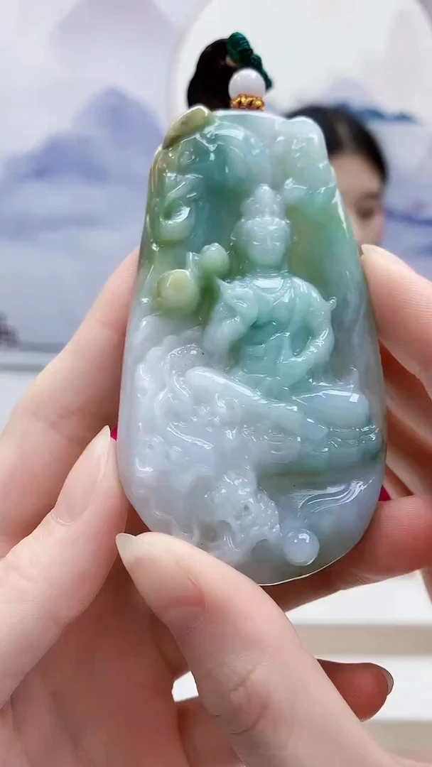 未镶嵌定制翡翠4812ry-毛货挂件69