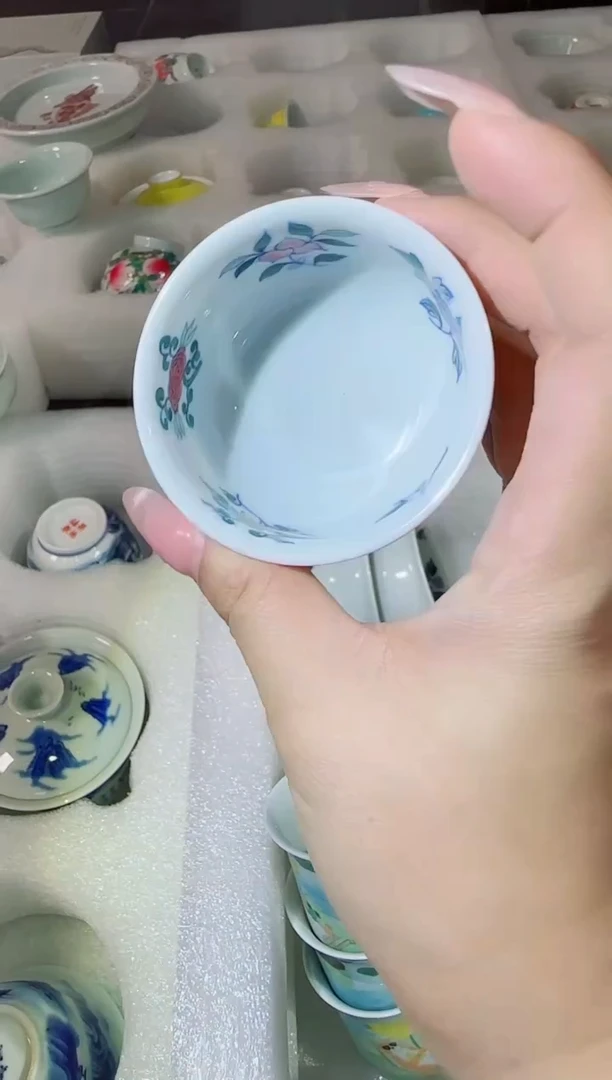 瓷片景德镇瓷器茶器茶杯
