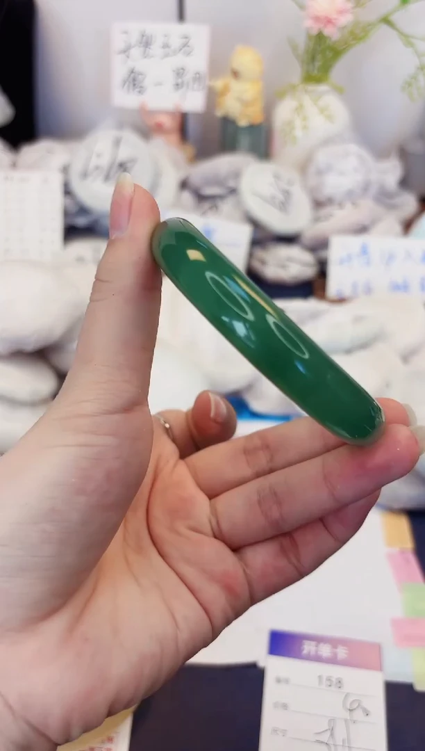 【闪购商品】石英质玉手镯未镶嵌158-东陵玉-圈口59