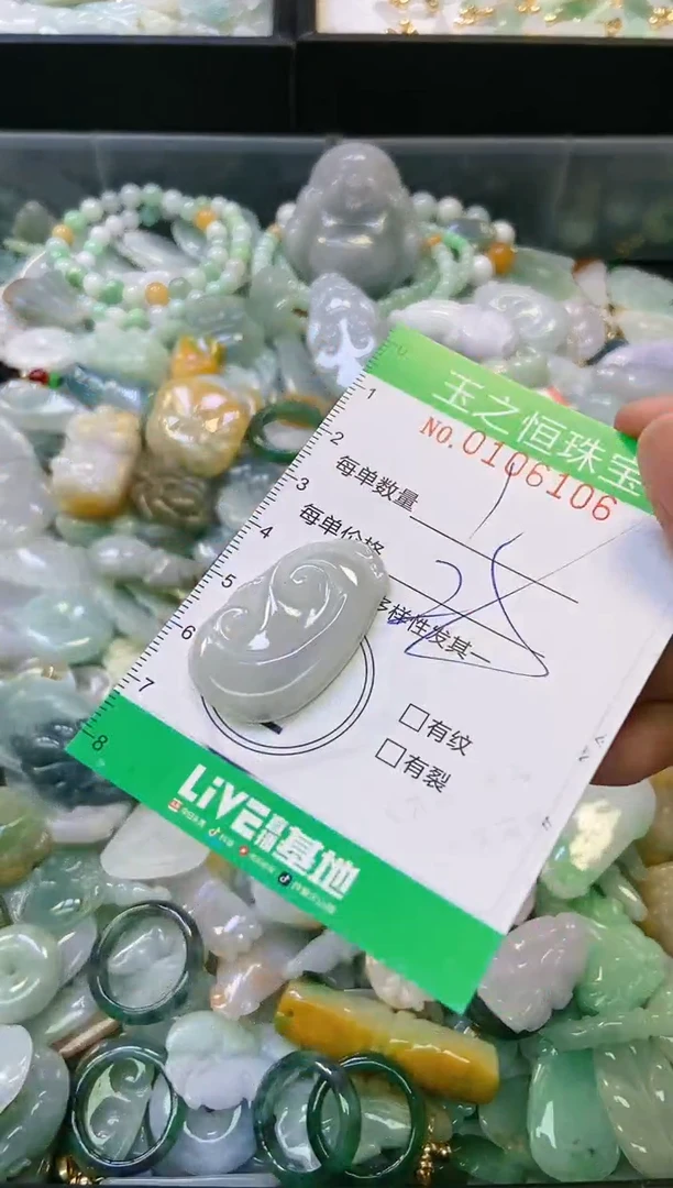 翡翠未镶嵌颈饰闪购0106106