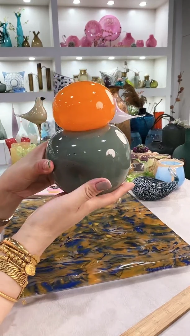 慕忆家手作琉璃花瓶