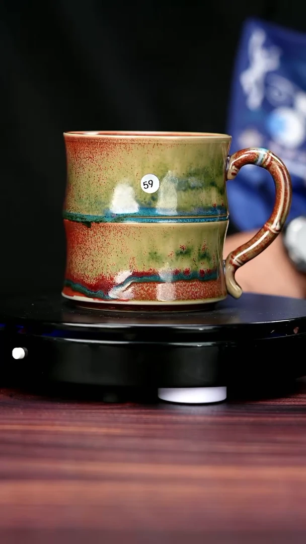 其他59#盼龙窑一级品原矿钧瓷大马克杯