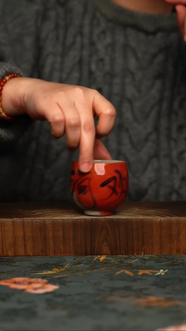 瓷片釉下彩手工手绘同款陶器