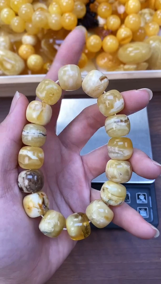 裸石琥珀未镶嵌天然琥珀蜜蜡