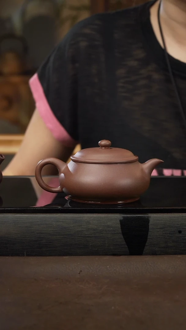 茶壶紫砂27 明炉 特拼紫泥 200cc