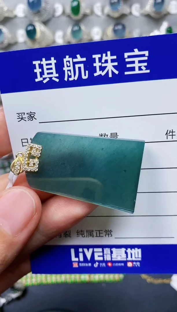 【闪购商品】翡翠颈饰银S925镶嵌0392