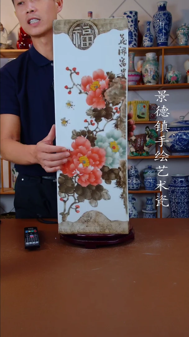 现代景德镇手工手绘陶瓷摆件56