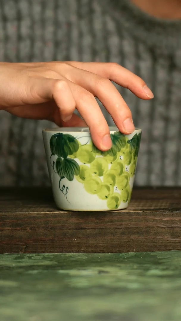 瓷器青诗集手工手绘瓷器