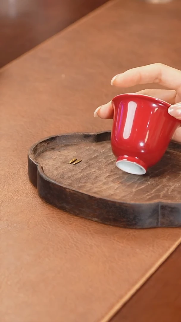 杯子景德镇陶瓷霁红杯