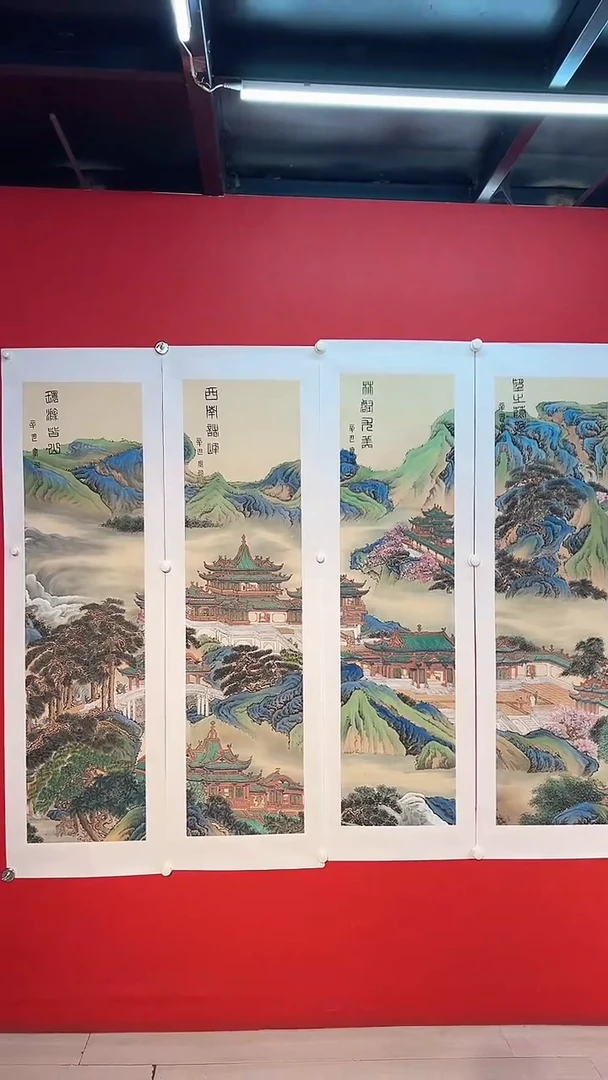 国画廖化老师国画作品