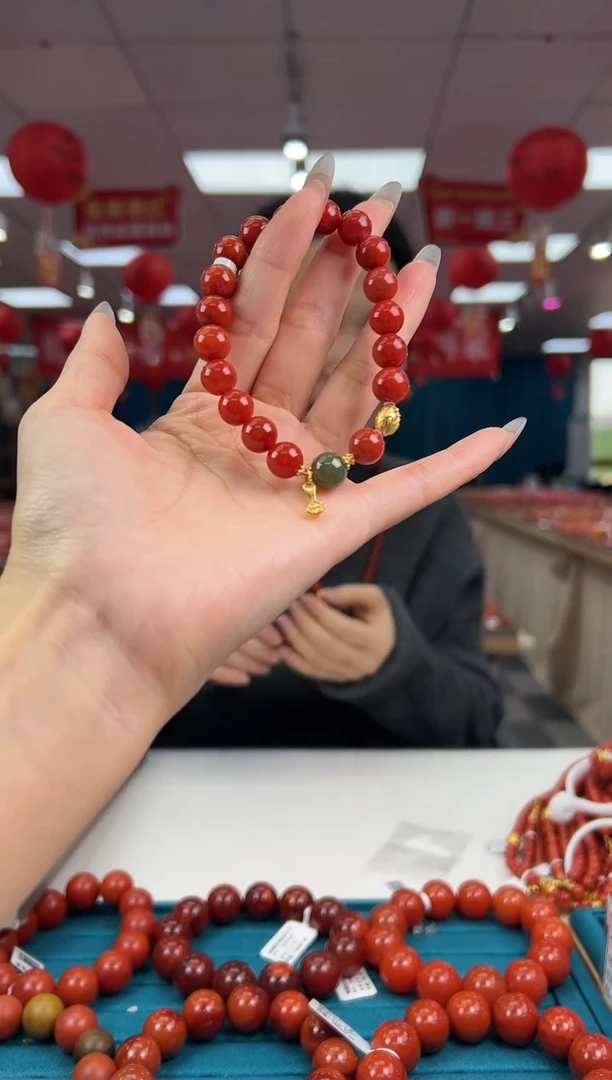 【闪购商品】南红玛瑙手串未镶嵌1.22-（多样式）