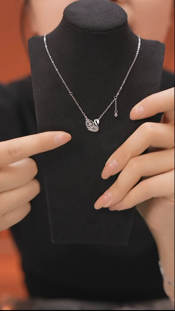 无非金属纯银小天鹅