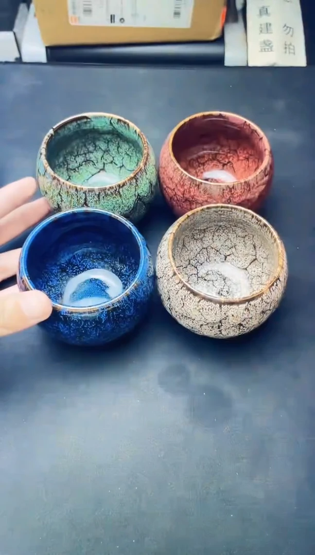 茶盏四君子龙蛋主人杯