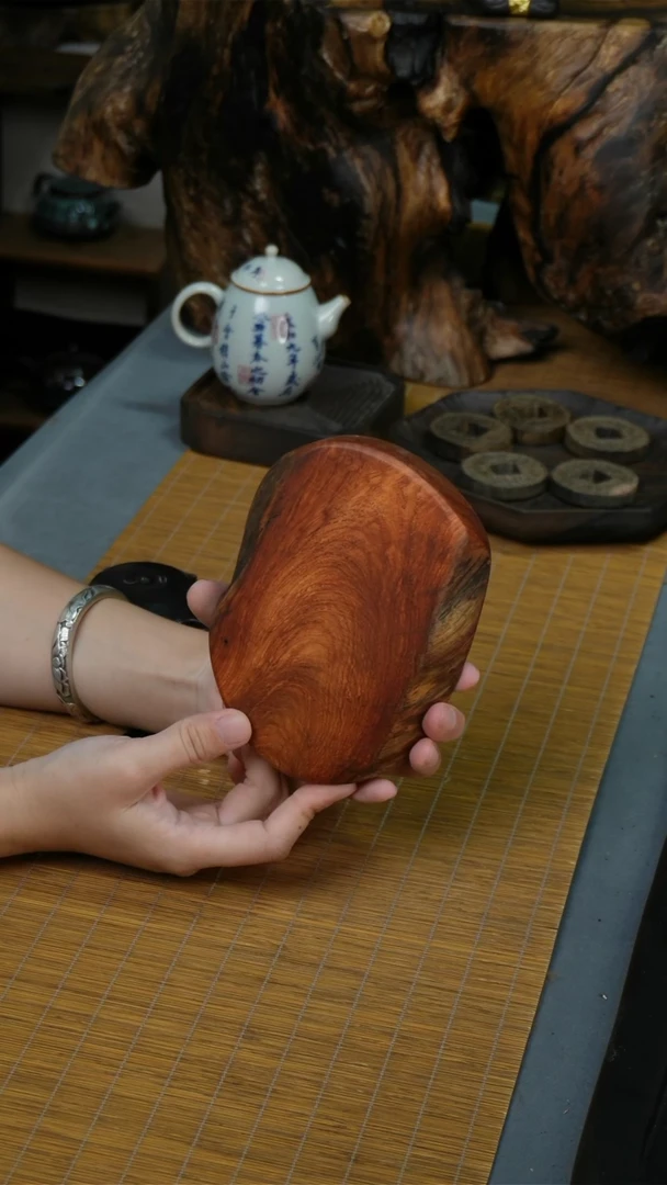 缅甸花梨壶承15-11-2.8