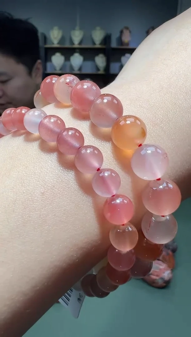 【闪购商品】南红玛瑙手链未镶嵌天然南红9mm/yz01637多样性发货
