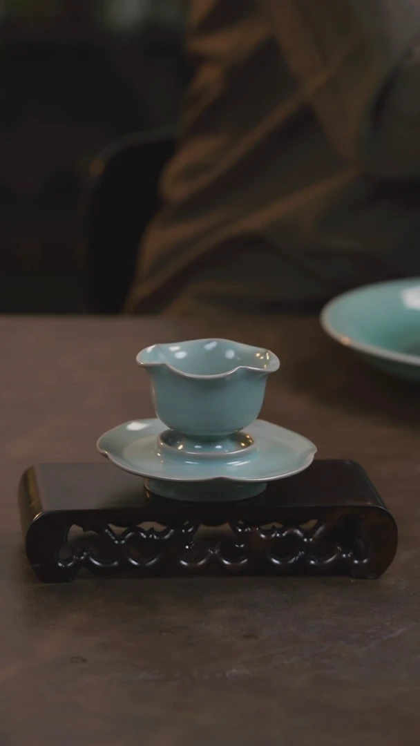 W宝丰宋官窑原产地梅花盏