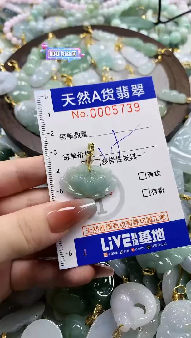 颈饰未镶嵌翡翠天然A货翡翠1