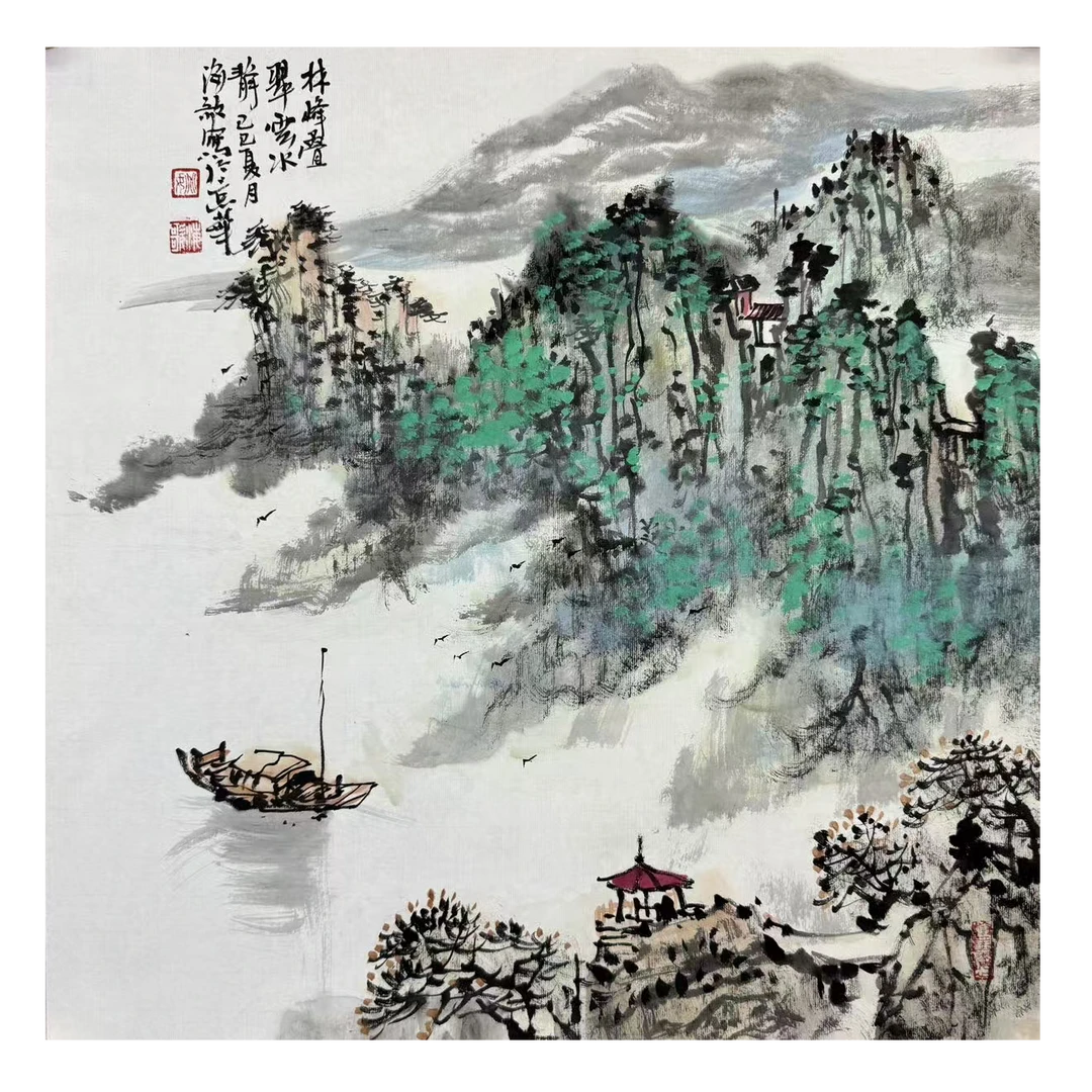 海歌老师写意山水国画作品