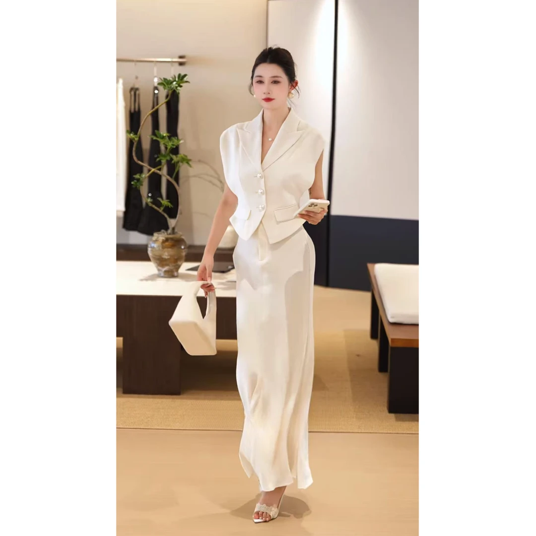 MD定制·杨千亿【泡芙小姐】2026夏季简约优雅松弛感通勤风套装