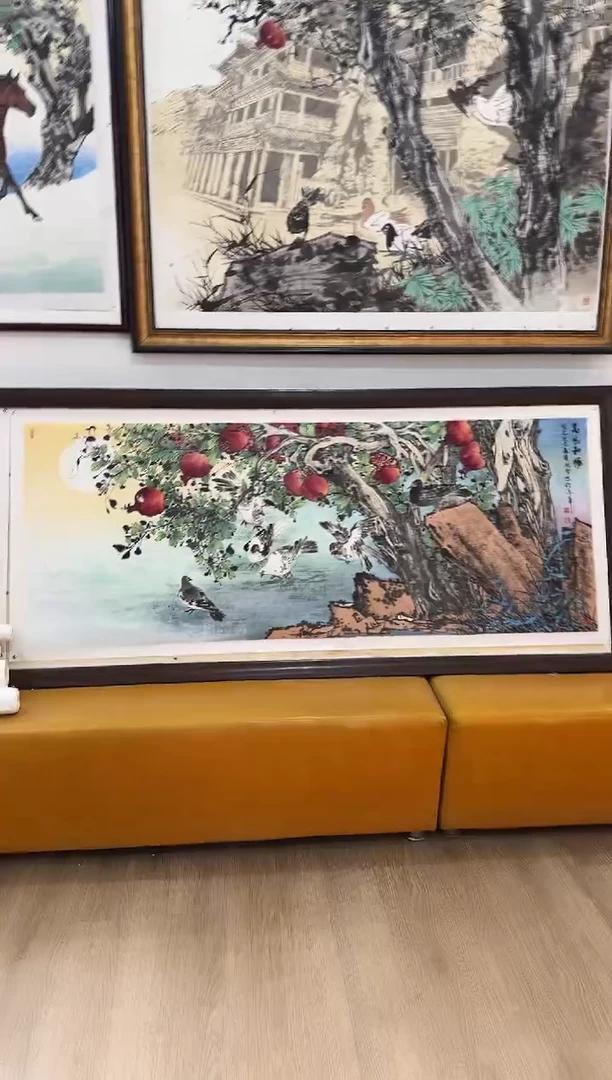 国画Z天津人美-李明圣花鸟11.5平尺