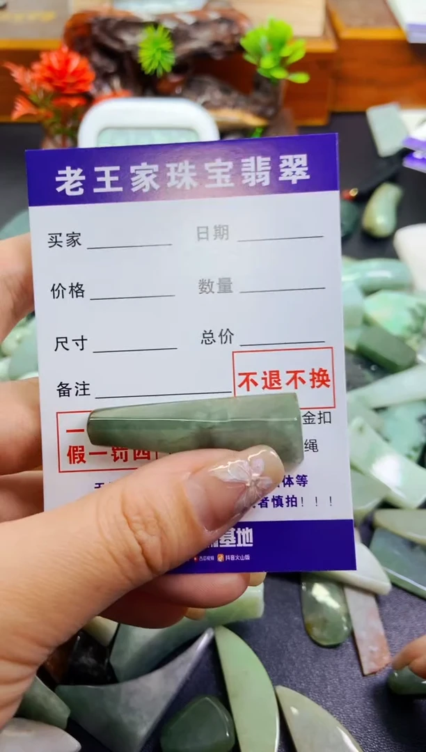 【闪购商品】翡翠颈饰未镶嵌料子