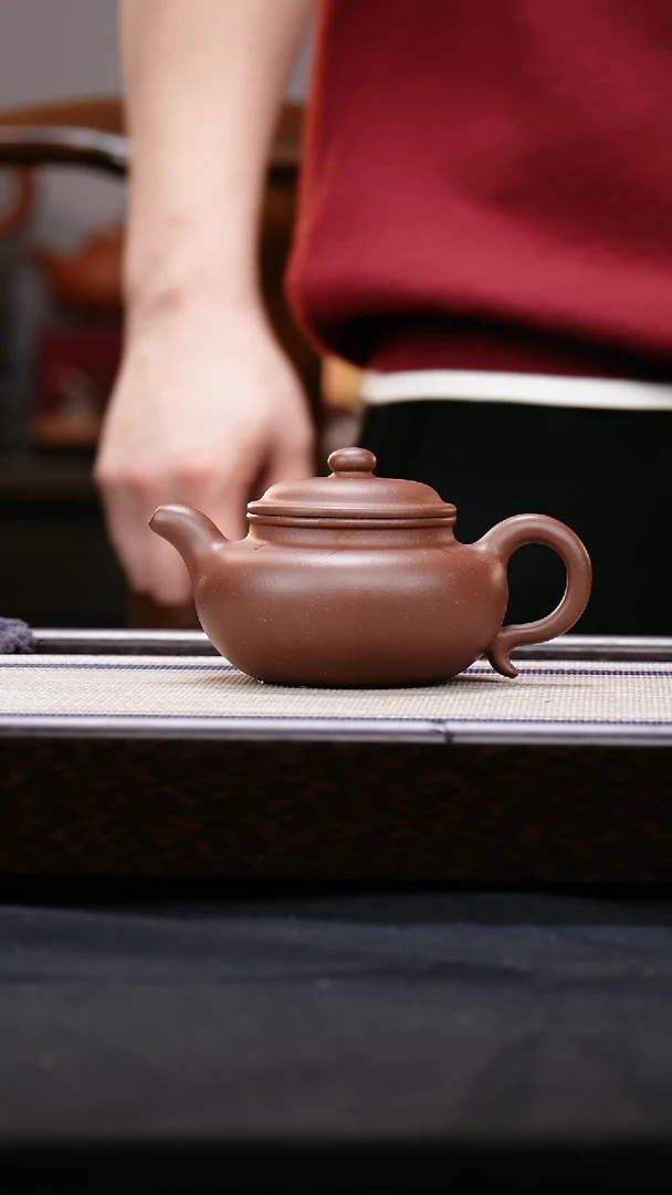 【闪购商品】紫砂茶壶三号井紫泥大仿古