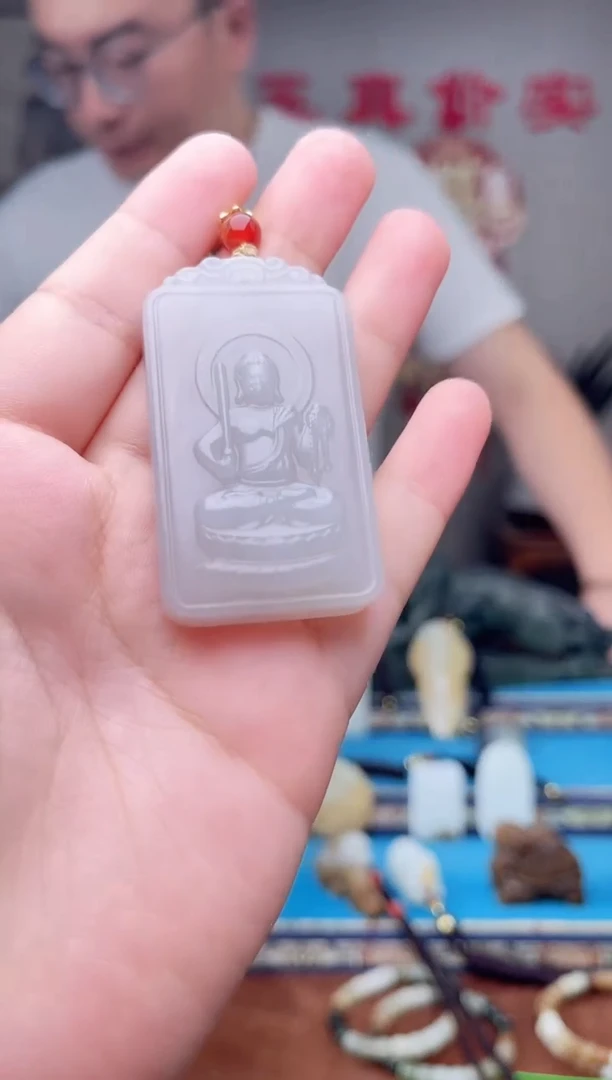 和田玉未镶嵌挂件1