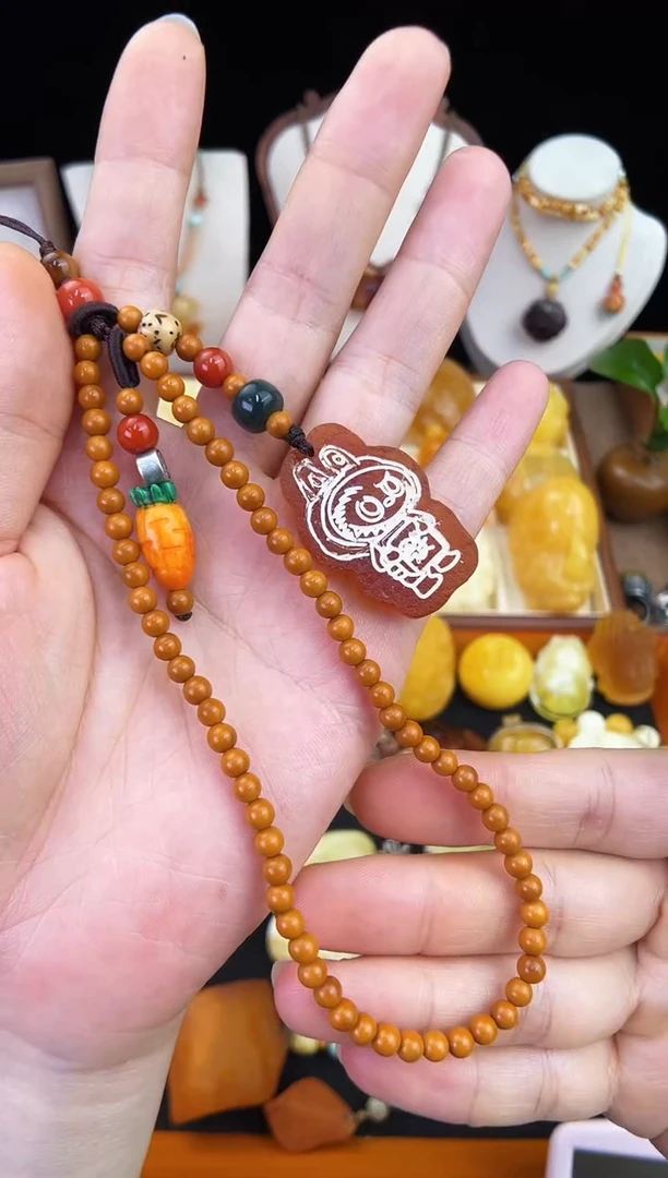 琥珀未镶嵌珠宝奇石柒月