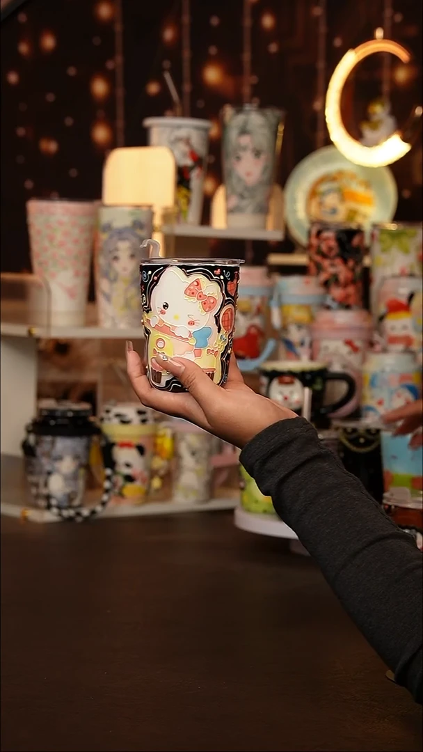 (玉泥）景德镇手工手绘文创陶瓷杯