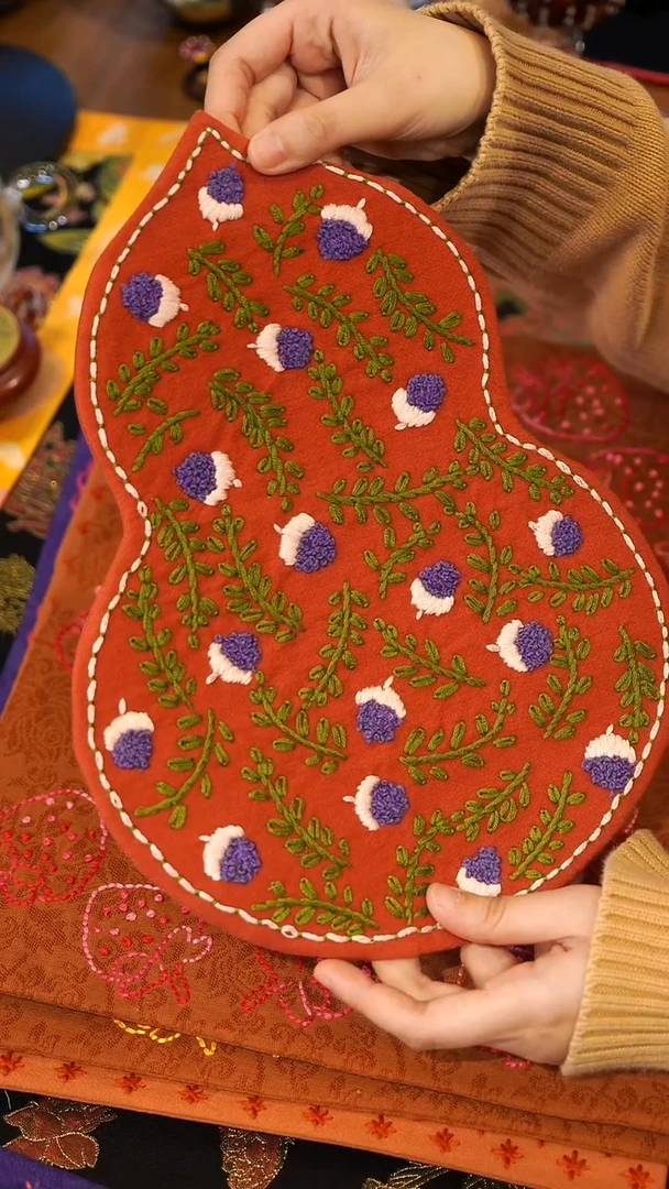 【闪购商品】瓷片刺子绣茶席茶垫