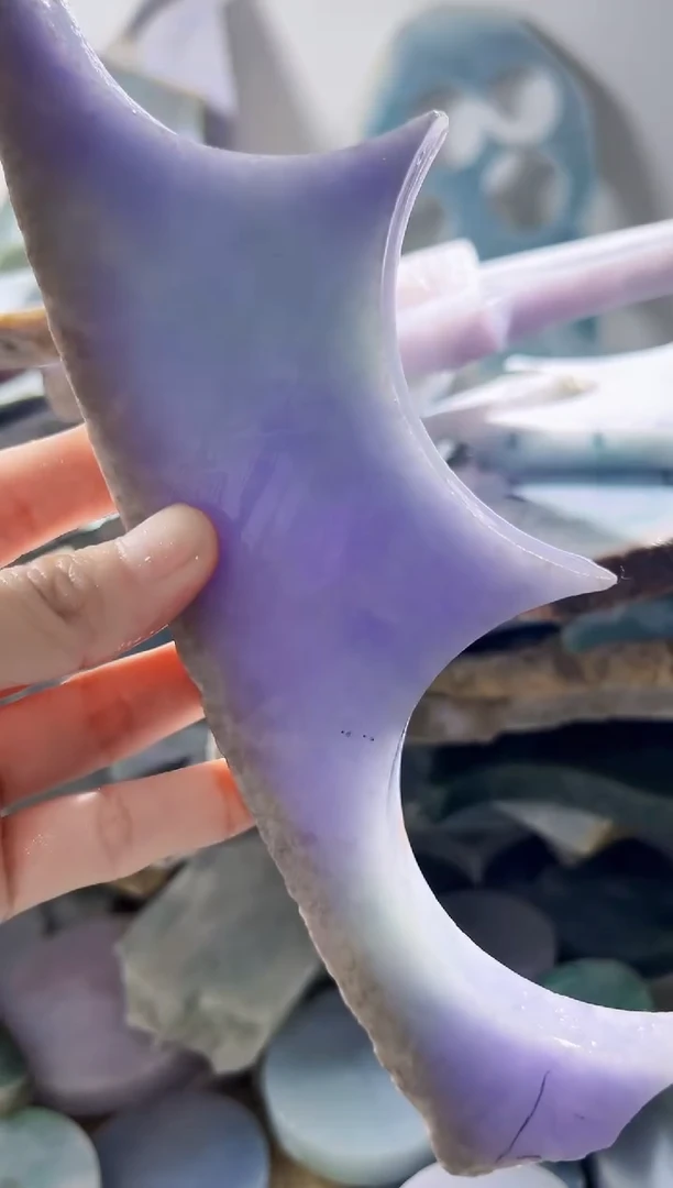 翡翠裸石缅甸翡翠A货柠6839