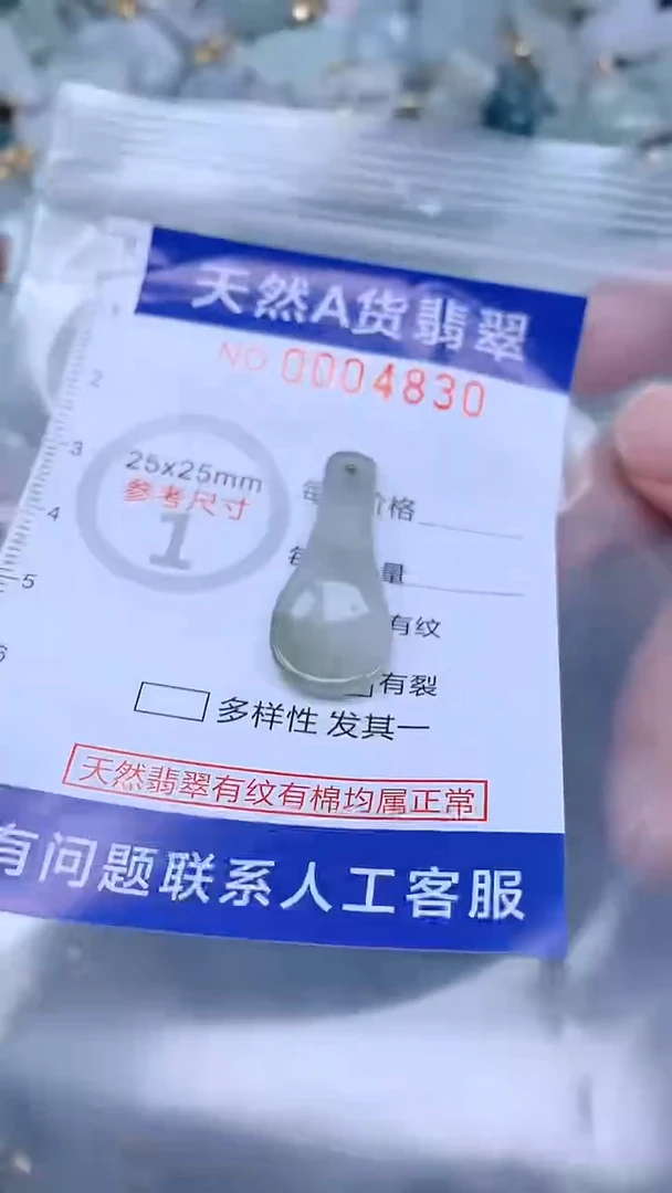 翡翠未镶嵌吊坠(不含链)1