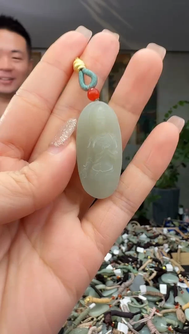 颈饰未镶嵌和田玉拍一发一多样性发货