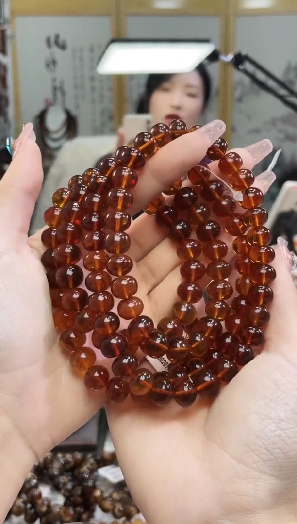 【闪购商品】琥珀裸石未镶嵌10+血珀108