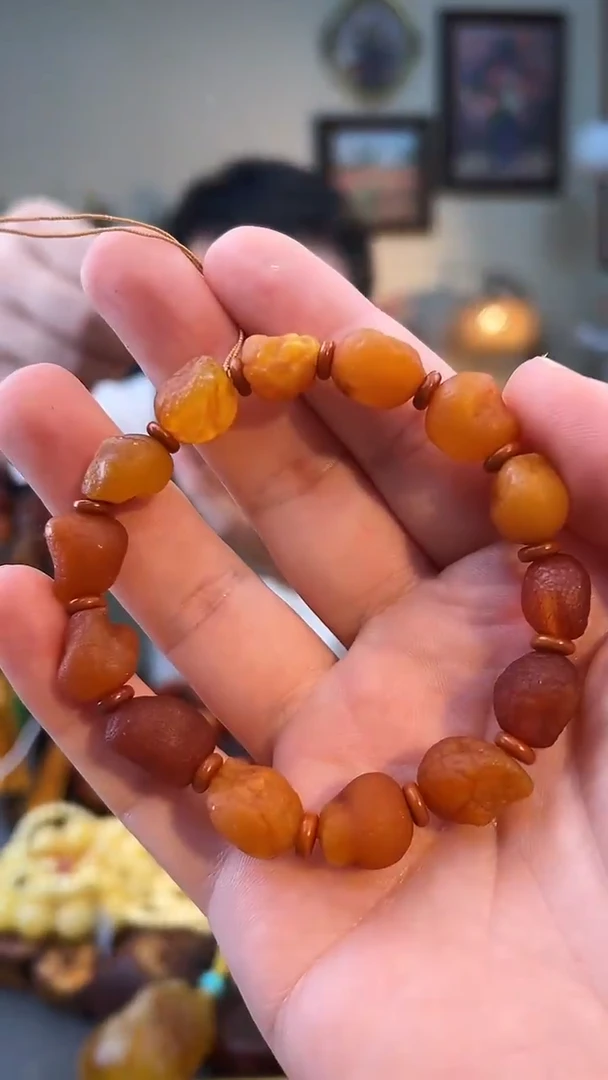 手串琥珀未镶嵌手串
