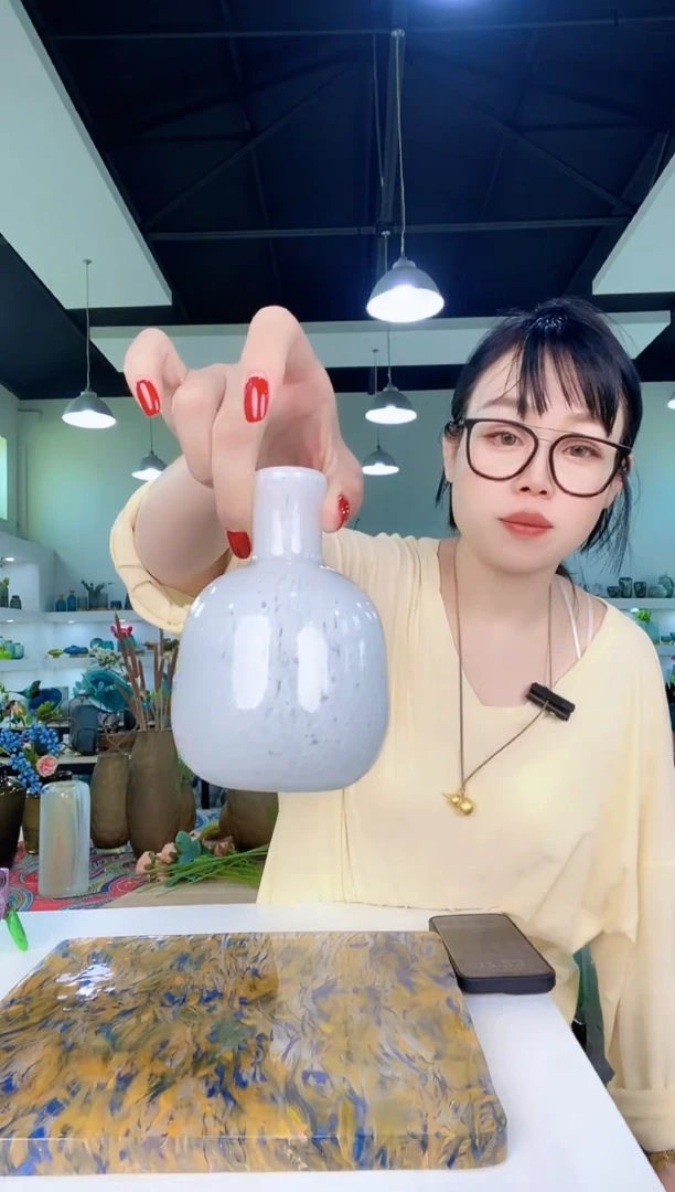 慕忆家手作琉璃花瓶