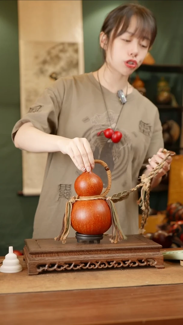 134号精品天然大漆酒葫芦一物一拍~