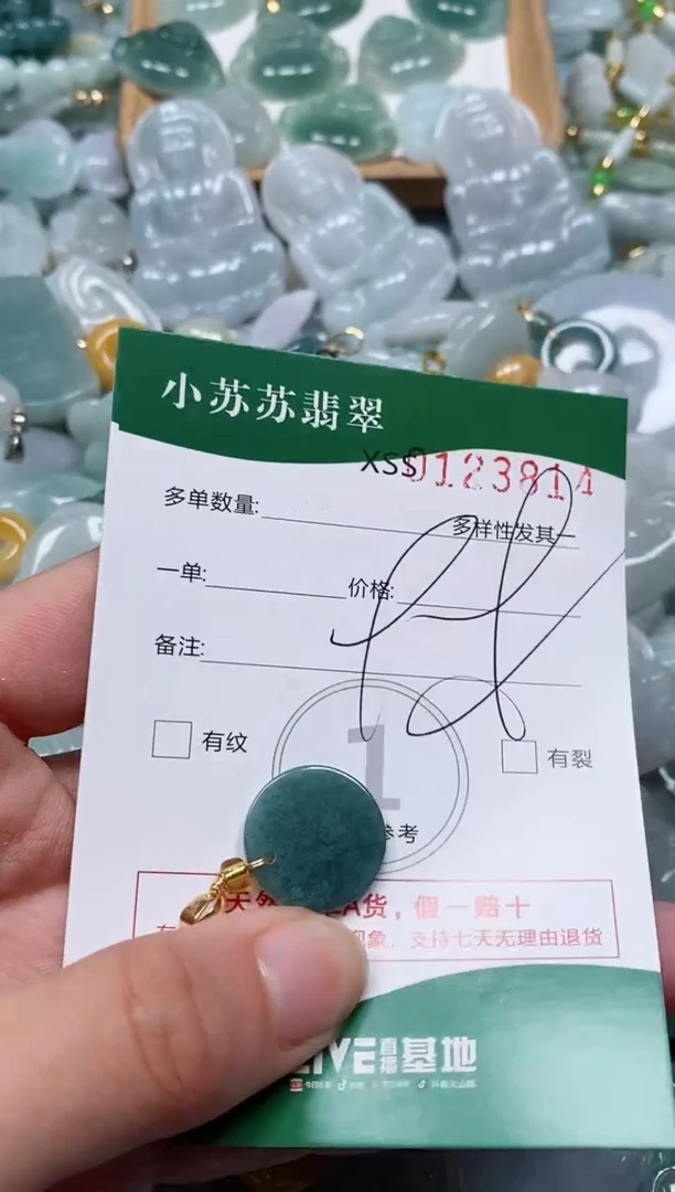 【闪购商品】翡翠颈饰未镶嵌闪购商品0123814