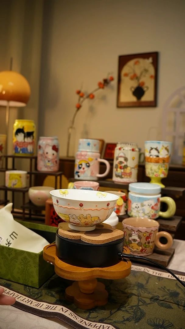 陶瓷【不带盒子】506高温釉下彩