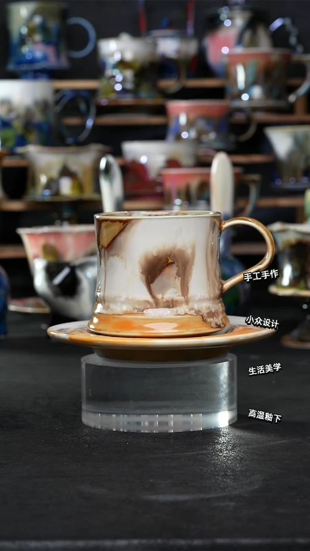 设计师款景德镇森涩手创陶瓷（食品级）541