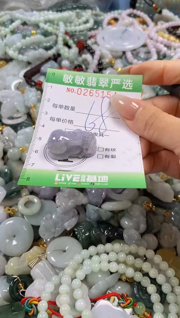 翡翠未镶嵌颈饰闪购0265154