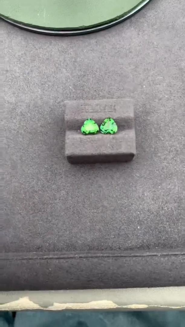 未镶嵌裸石碧玺2.6ct 绿碧玺 定制 BH