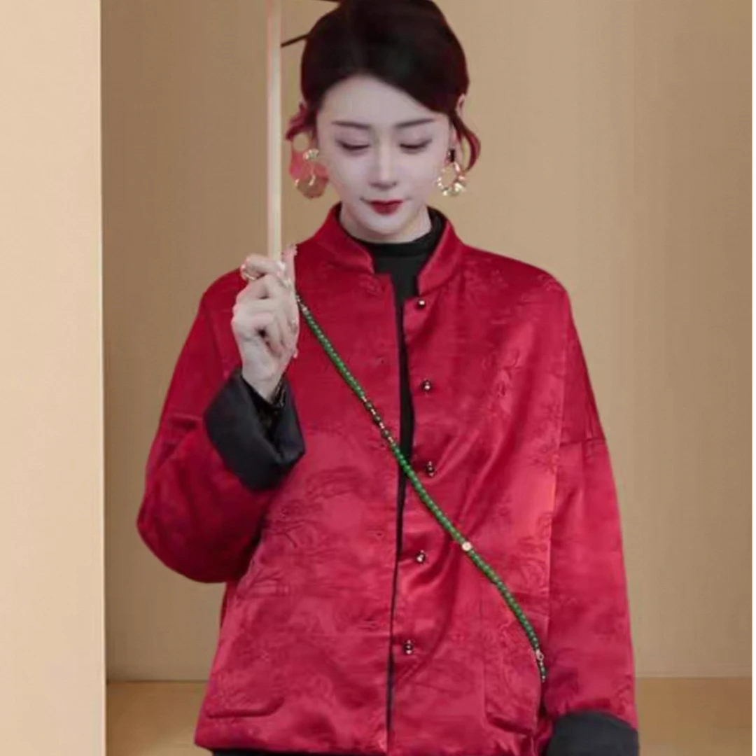 新中式女装双面穿薄外套