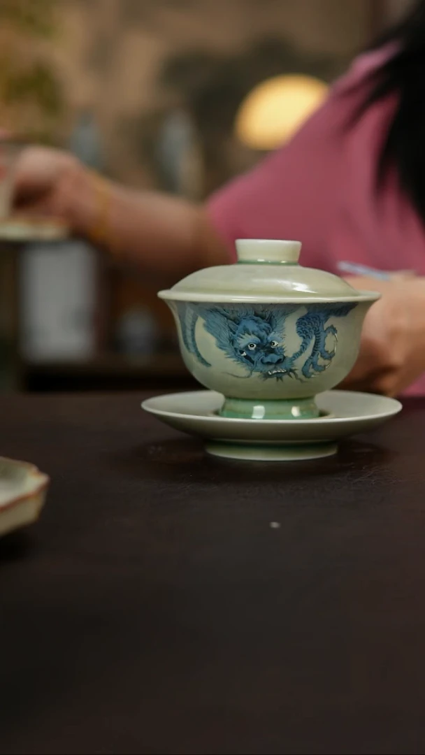 杯景德镇陶瓷杯碗柴烧多人瑕疵