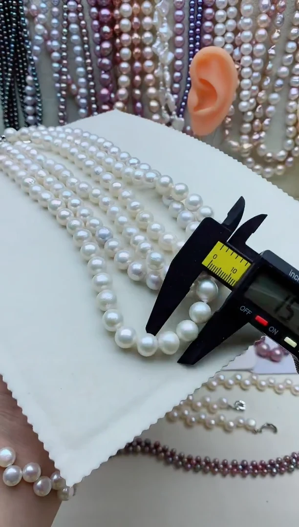 淡水珍珠未镶嵌颈饰淡水珍珠项链多样性发其一