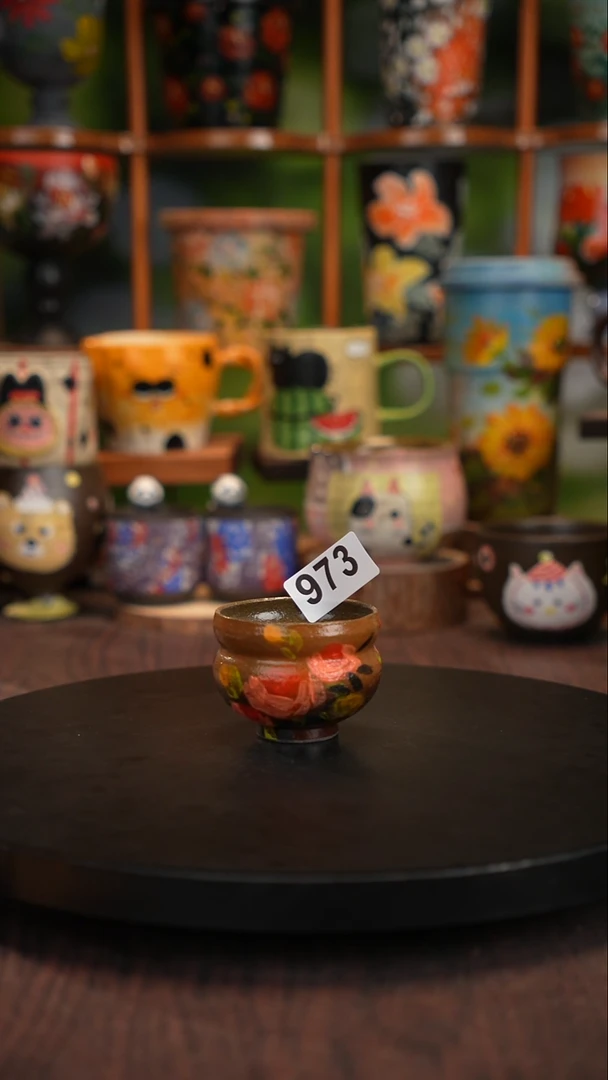 景德镇釉下彩手绘973
