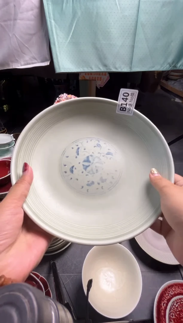 瓷片悟****爱b140福利手绘盘