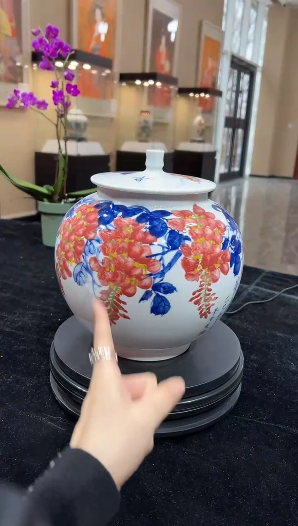 其他瓷崔景哲-瓷器-C小-紫藤