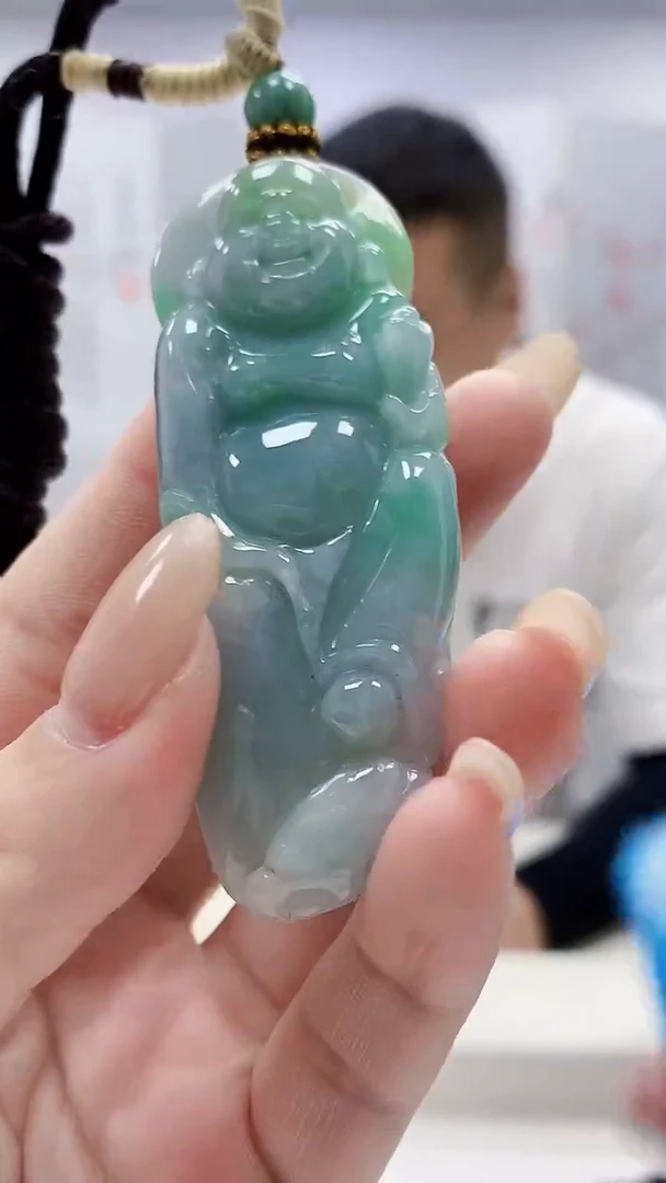 未镶嵌定制翡翠4898lr-毛货挂件31