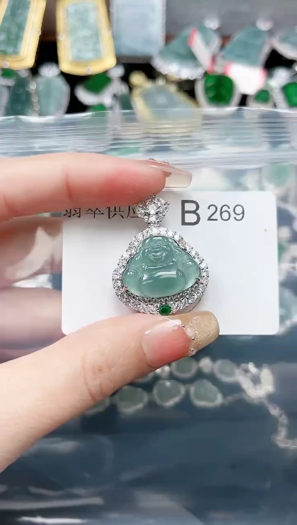 【闪购商品】翡翠颈饰未镶嵌269赠皮绳